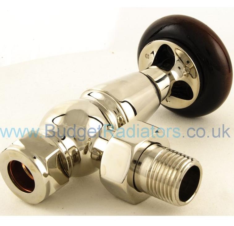 Belgravia Angled Manual Valve Set - Polished Nickel